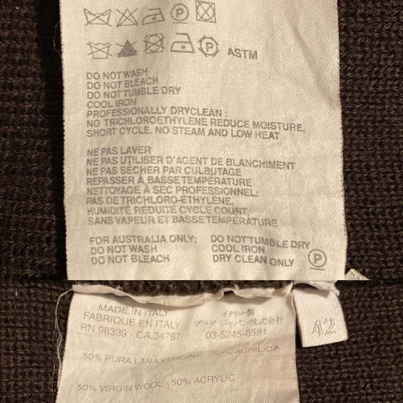 Miu Miu Brown Wool Zipper Cardigan Sweater - Picture 8 of 8